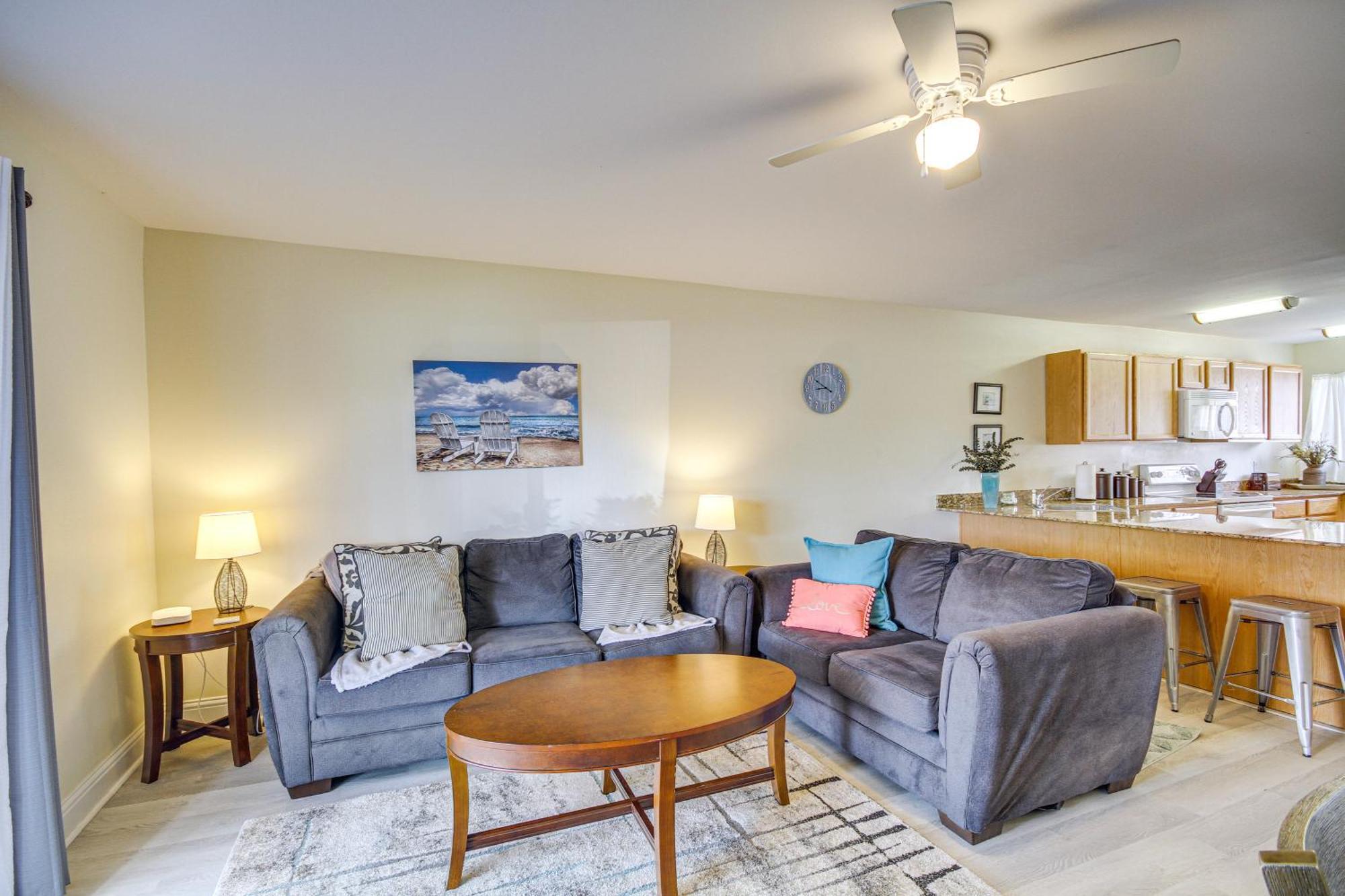 Airy Biloxi Condo With Patio Walk To Beach! Extérieur photo
